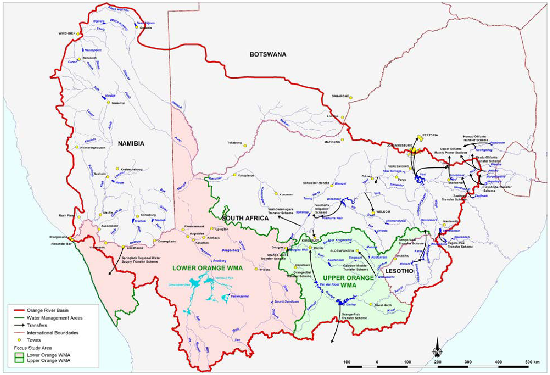 Orange River Map